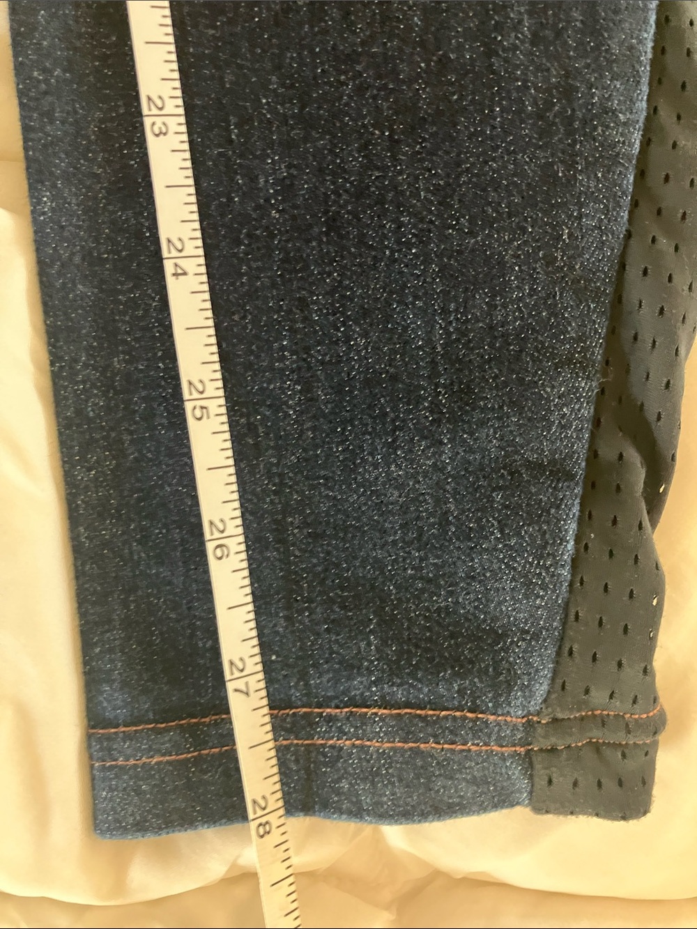 KERRITS Stretch Denim Knee Patch Riding Breech Size Medium NWOT - Picture 8 of 10